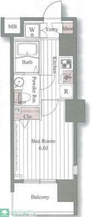 ドゥーエ大森の物件間取画像